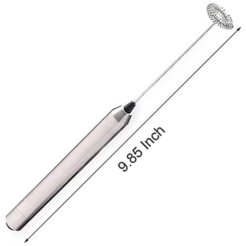 Electric Rod Stainless Steel Handheld Frother Battery Operation