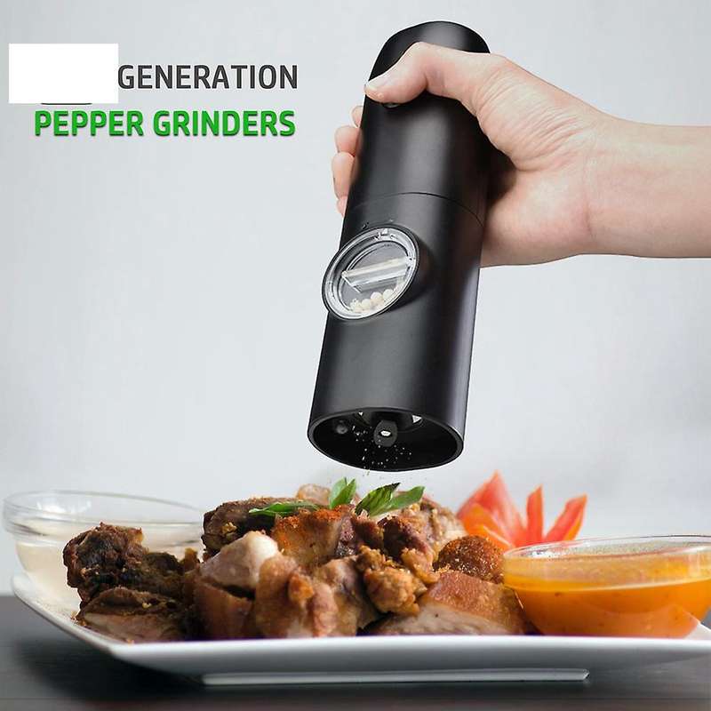 Electric Salt and Pepper Grinder Set with Usb Rechargeable, Adjustable Coarseness Electronic Pepper