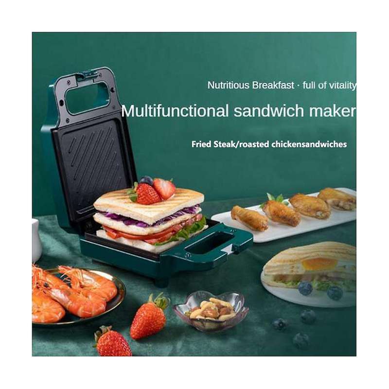 Electric Sandwich Maker Breakfast Machine Toaster Tools Food Multi-function Heating Press Eu Plug