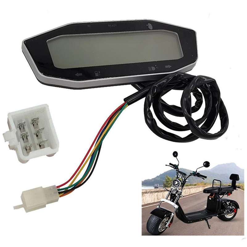 Electric Scooter 60v 72v Odometer Battery Power Display Speedometer Gear Table for Citycoco Scooter