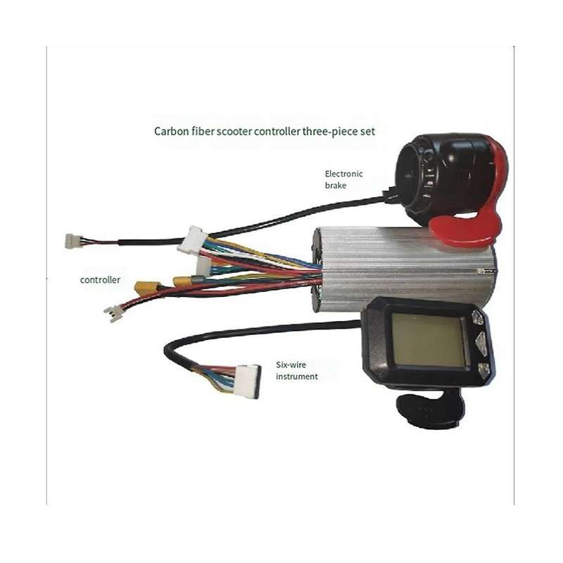 Electric Scooter Bike for 36v 350w Controller Lcd Display Brake Kit Alloy Electric Bicycle Scooter A