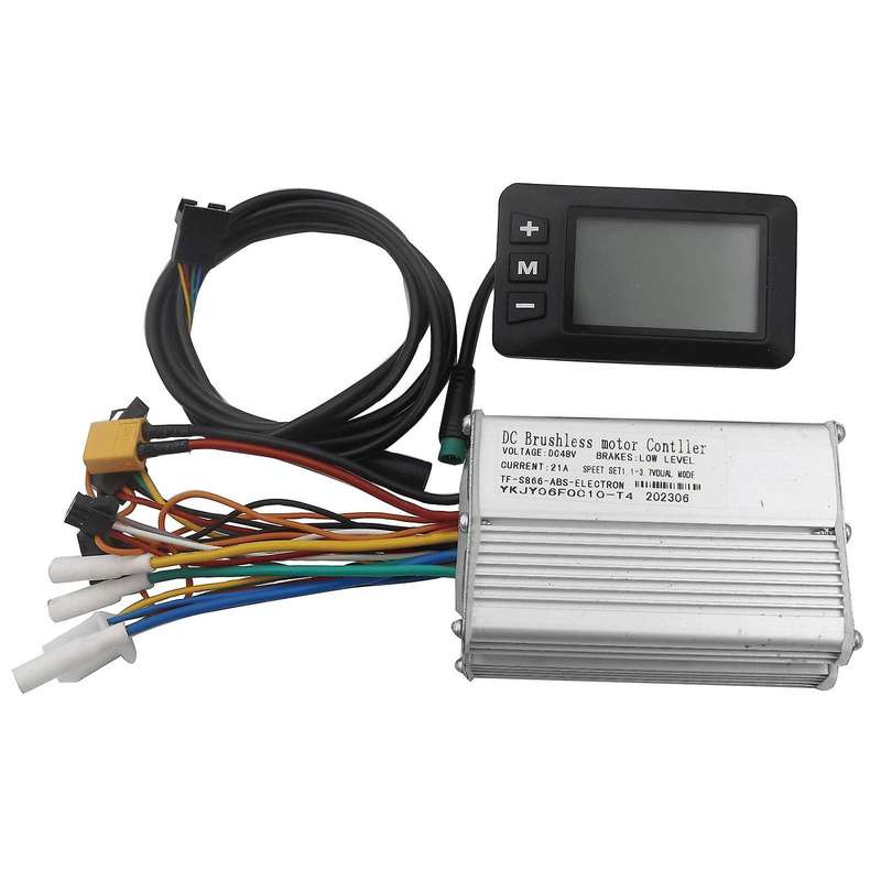 Electric Scooter Brushless Motor Controller 48v 21a+s866 Lcd Display Dashboard Kit E-scooter Accesso