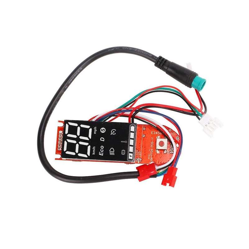 Electric Scooter Dashboard for LENZOD Metal Scooter Replacement Circuit Board with Clear Data Displa
