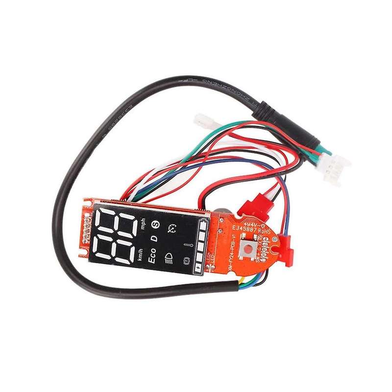 Electric Scooter Dashboard for LENZOD Metal Scooter Replacement Circuit Board with Clear Data Displa