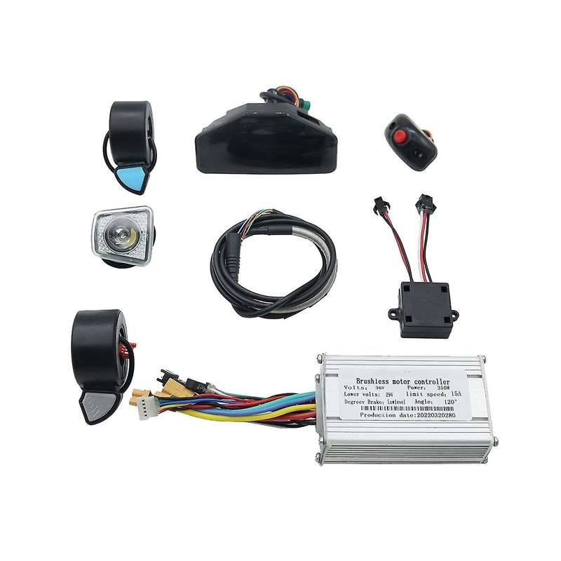 Electric Scooter Controller 36v 350w Brushless Motor Dash Light Kit for S8 Pro Scooter
