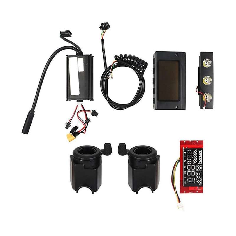 Electric Scooter Controller Kit for 8inch Scooter Throttle Display Panel Lampshade Accessories