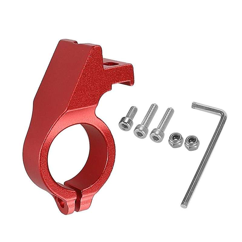 Electric Scooter Display Aluminum Fixed Bracket for 22mm Diameter Handlebar Display Parts Red