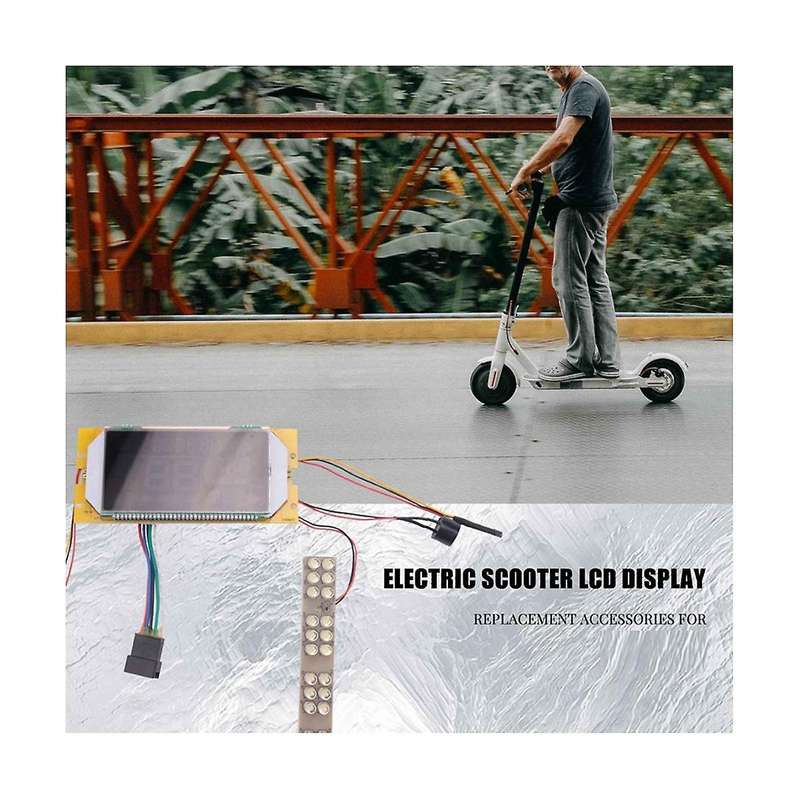 Electric Scooter Display Lcd Screen 8 Inches Electric Scooter Replacement Accessories Suitable for S
