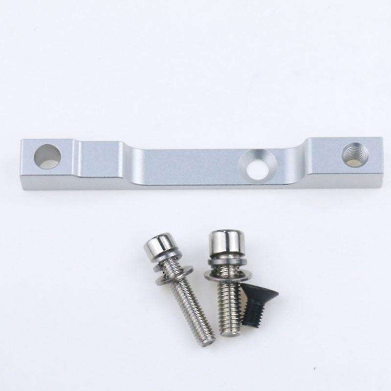 Electric Scooter Hydraulic Brake Adapter Kit Disk Brakes Disc Piston Parts for M365 Pro red + silver