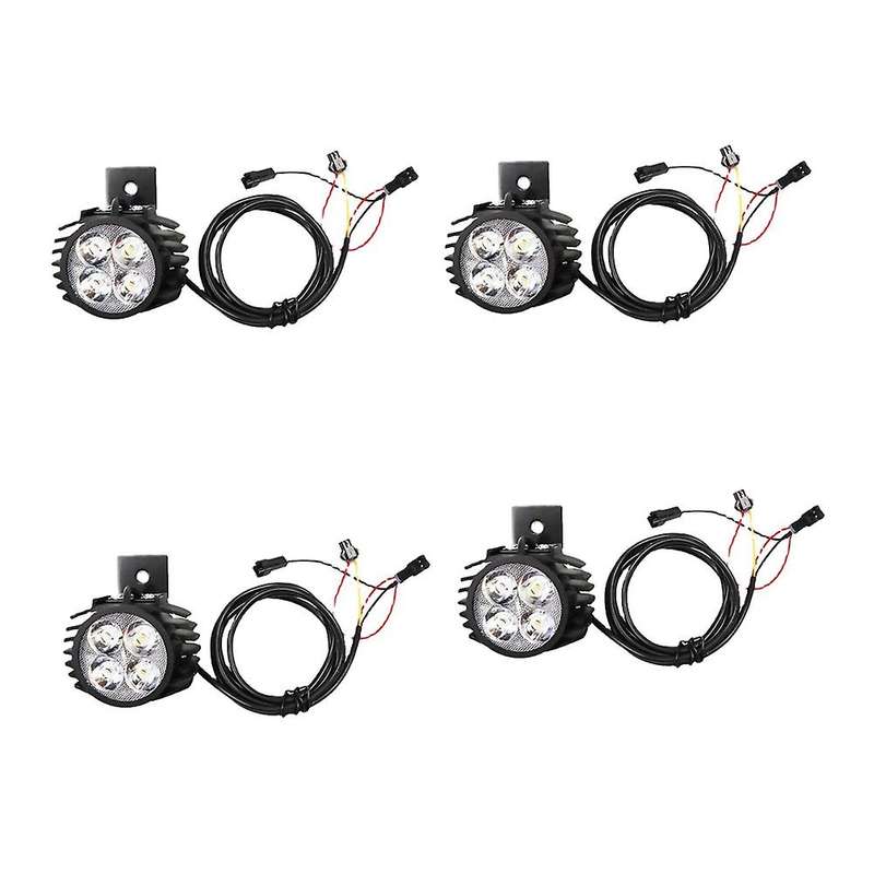 Electric Scooter Headlights 10 Inch M4led Two In One Modified External Ultra Bright Headlights Fork