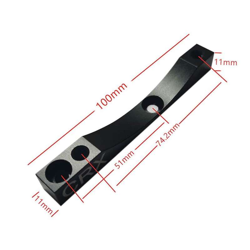 Electric Scooter Hydraulic Brake Adapter Kit Aluminum Piston Parts for M365 Pro Black & Red