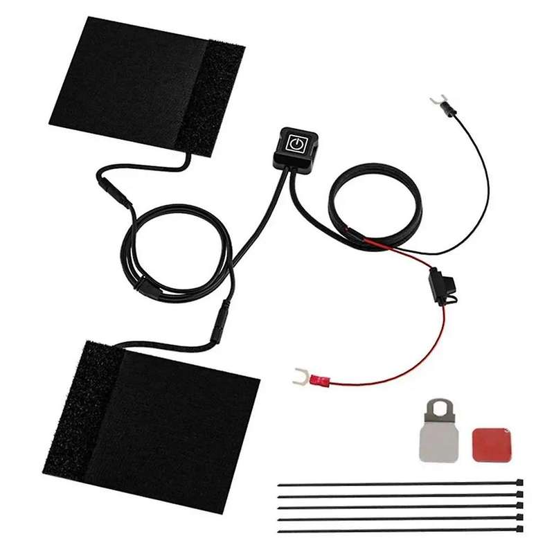 Electric Scooter Heating Handle Grip 12v 3-gear Waterproof Thermal Handlebar Heater Warmer for Moto