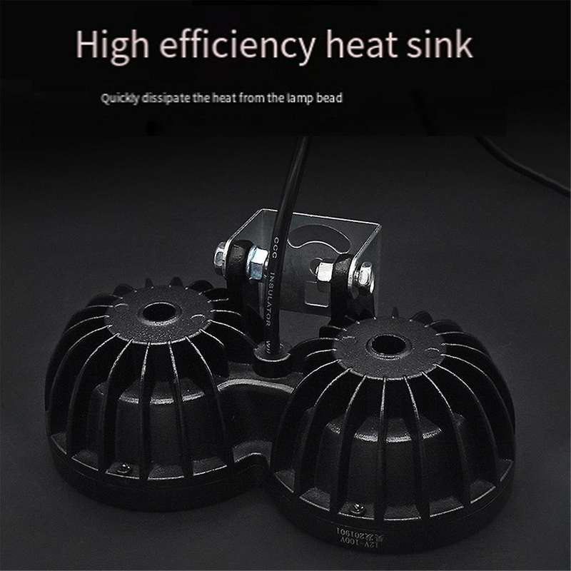 Electric Scooter Led Headlight Lamp Super Bright Scooter 6 Led Fog Spotlight Working Spot Light 12-8