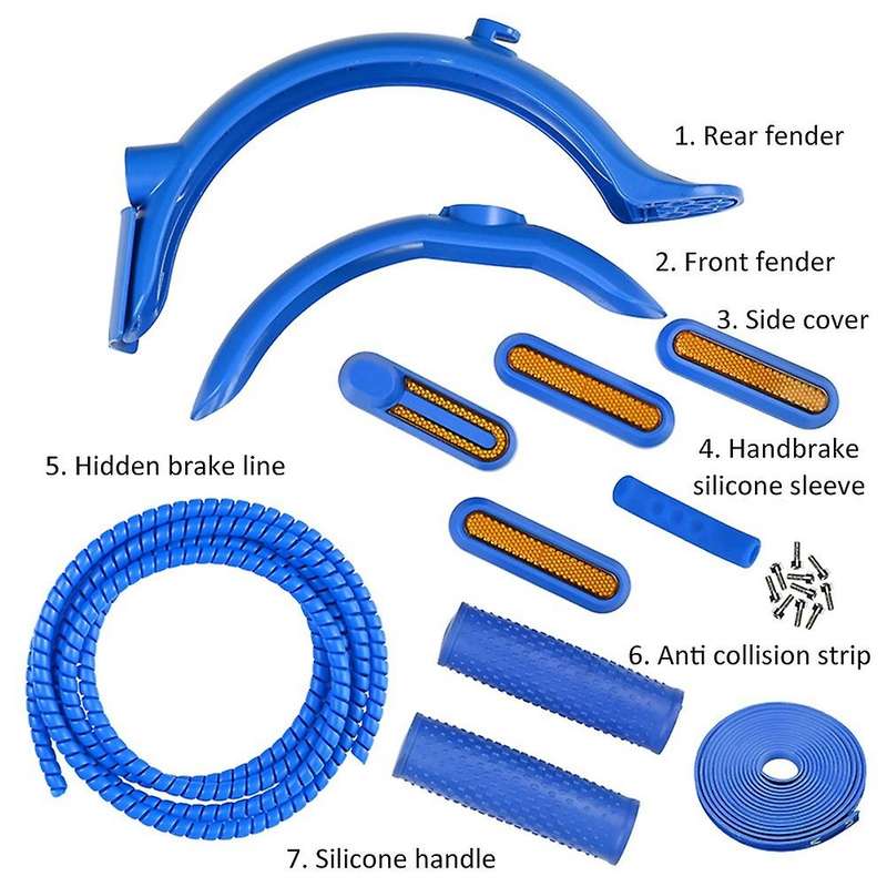 Electric Scooter Line Tube Anti-collision Strip Handlebars Grip for Pro 2 Scooter Parts,pink