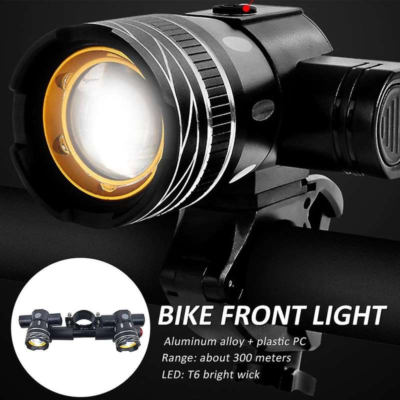 Electric Scooter LED Headlight USB Rechargeable T6 Spotlight Fog Lamp for M365 /Pro
