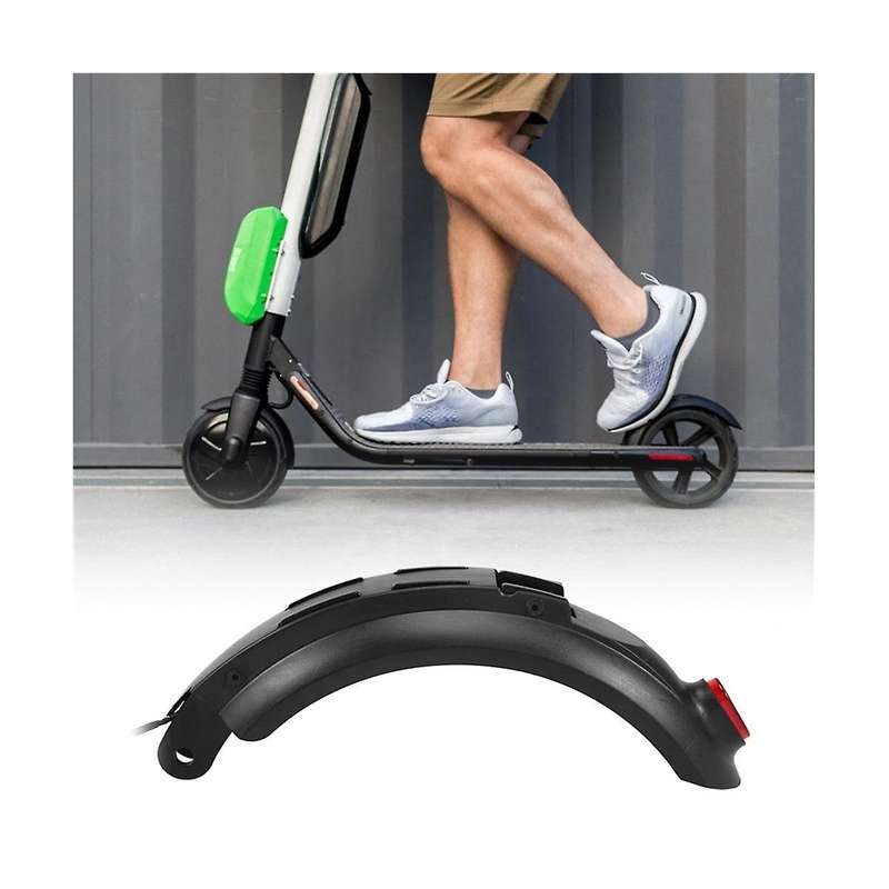 Electric Scooter Rear Mudguard Wing + Tail Lamp,scooter Skateboard Parts E