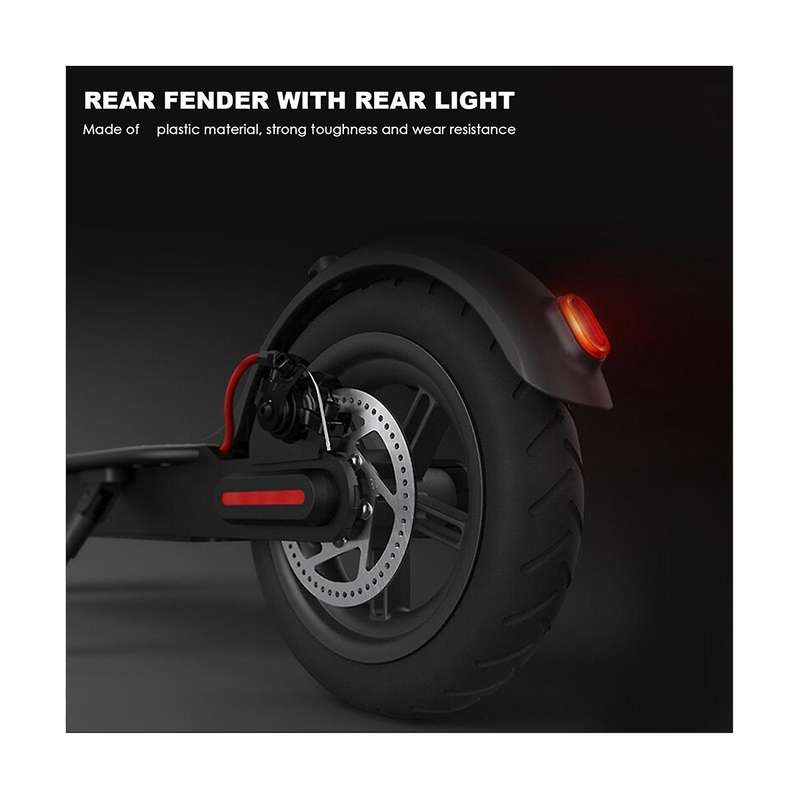 Electric Scooter Rear Mudguard Wing + Tail Lamp,scooter Skateboard Parts E