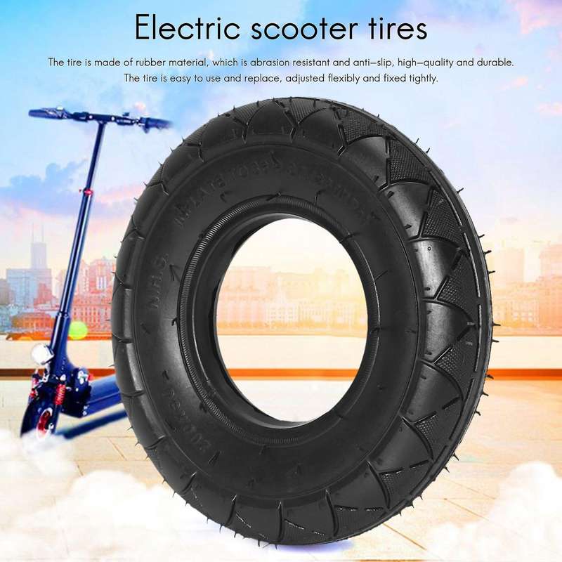 Electric Scooter Tire & Inner Tube,200x50 Inflatable Tire for E100, E150, E200, Power Core E100,