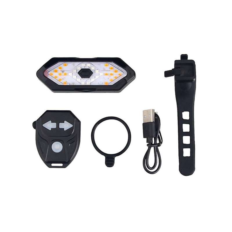 Electric Scooter Turn Signal, Remote Control Bike LED Blinker/Tail Light,Adjustable Directional Turn