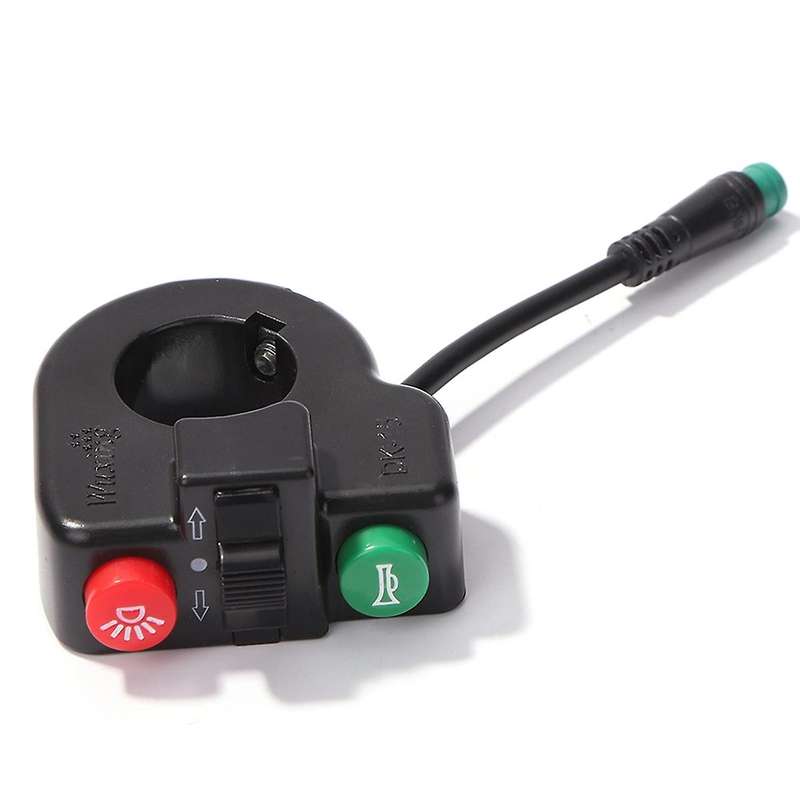 Electric Scooter Waterproof Handlebar Headlight Horn Turn Signal Switch Compatible KUGOO M4/PRO Elec