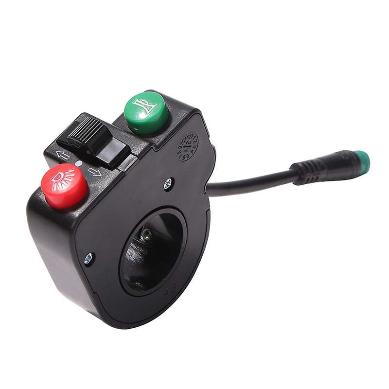 Electric Scooter Waterproof Handlebar Headlight Horn Turn Signal Switch Compatible KUGOO M4/PRO Elec