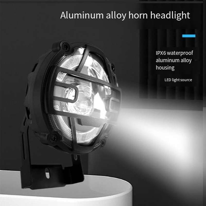 Electric Snowmobile Off-road Vehicle Horn Headlight X5 Aluminum Alloy 36v 48v Night Cycling Waterpro