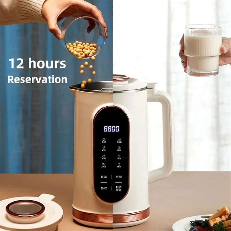 Electric Soy Milk Wall Breaking Machine 10-Leaf Blade Machine Juicer Blender Mixer Soybean Milk Make