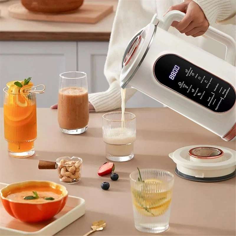 Electric Soy Milk Wall Breaking Machine 10-Leaf Blade Machine Juicer Blender Mixer Soybean Milk Make