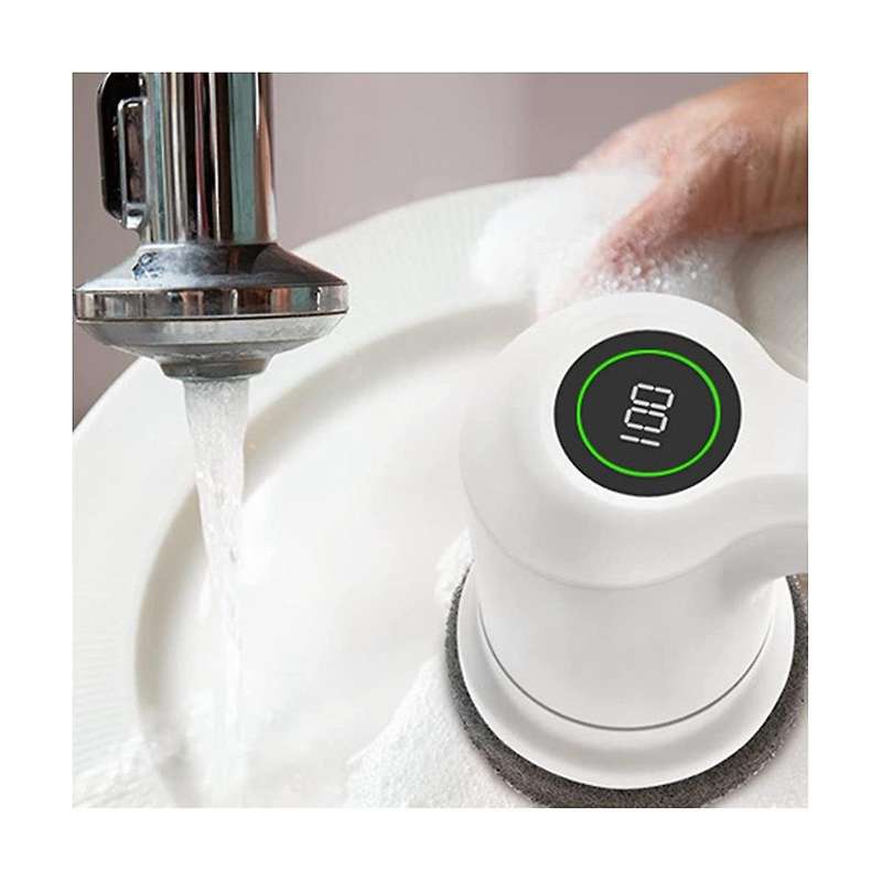 Electric Spin Scrubber for Bathroom Bathtub Cordless Power Spinning Scrub Brush Handheld Shower Cle