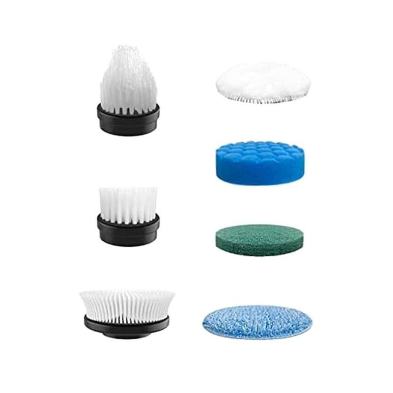 Electric Spin Scrubber Replacement Brush Heads- 7pcs Brush Accessories Kit for Of Akx-8050 Cleaning