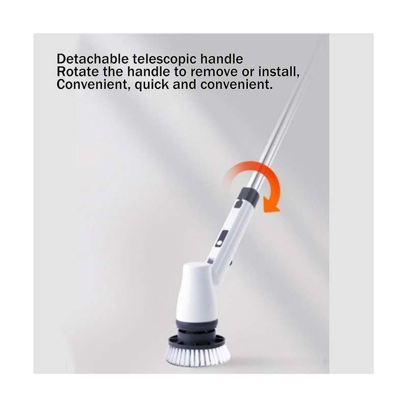 Electric Spin Scrubber, Electric Bathroom Cleaning Brush Suitable for Cleaning Walls/Floors/Bathroo