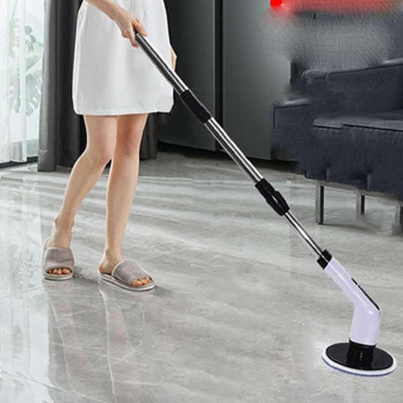 Electric Spin Scrubber, Cordless Cleaning Brush Floor Scrubber Bathroom Scrubber for Cleaning Tub,t