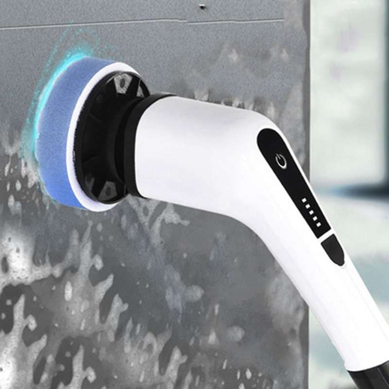 Electric Spin Scrubber, Cordless Cleaning Brush Floor Scrubber Bathroom Scrubber for Cleaning Tub,t
