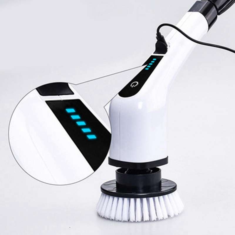 Electric Spin Scrubber, Cordless Cleaning Brush Floor Scrubber Bathroom Scrubber for Cleaning Tub,t