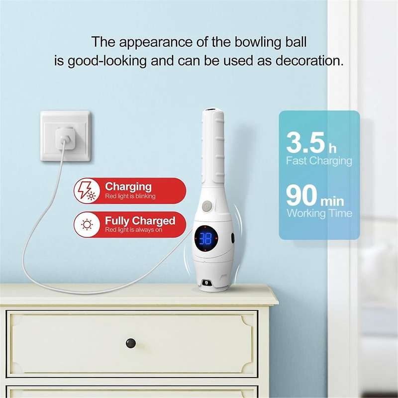Electric Spin Scrubber Cordless Cleaning Brush with 8 Replaceable Brush Heads for Bathroom, Toilet