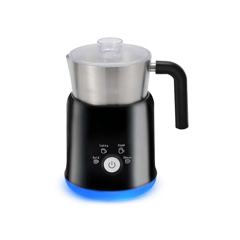 Electric Steamer: Hot and Cold Machine Automatic Milk Steamer and Frother for Latte Us Plug