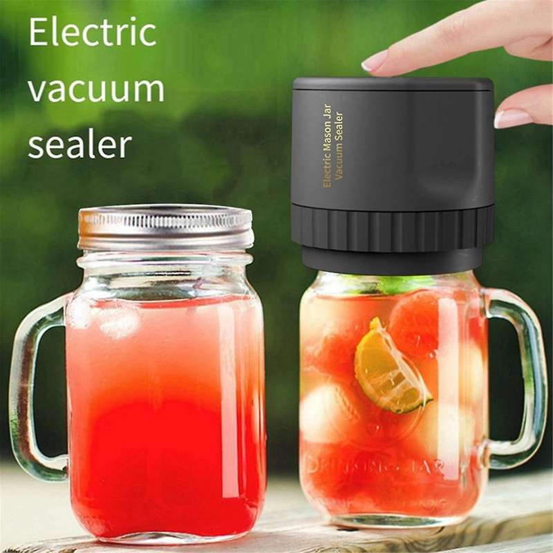Electric Vacuum Sealer for Mason Jars with Can Lids, Jar Vacuum Sealer for Canning Jars Vacuum Seali