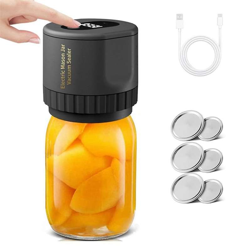 Electric Vacuum Sealer for Mason Jars with Can Lids, Jar Vacuum Sealer for Canning Jars Vacuum Seali