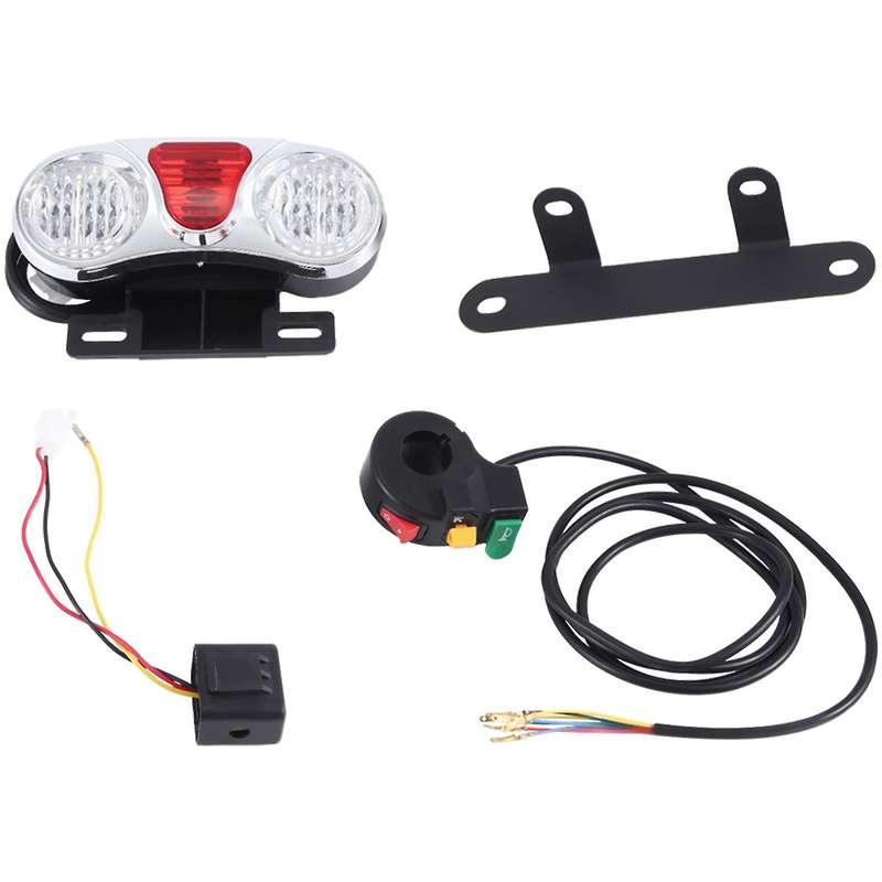 Electric Vehicle Brake Light Turn Signal Taillight 60v Change Warning Light for Citycoco