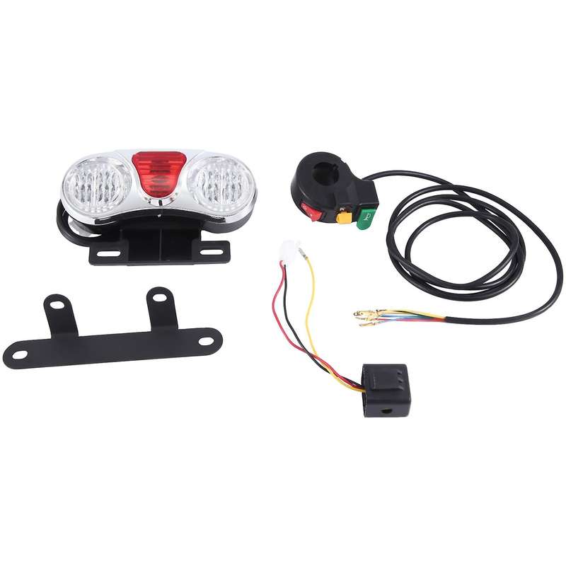 Electric Vehicle Brake Light Turn Signal Taillight 60v Change Warning Light for Citycoco