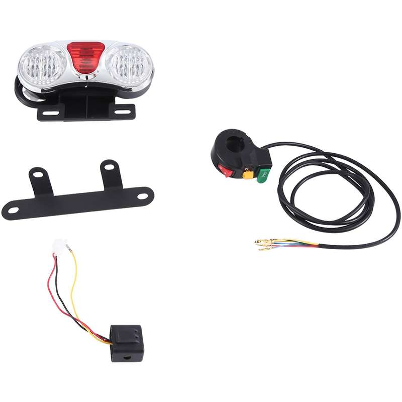Electric Vehicle Brake Light Turn Signal Taillight 60v Change Warning Light for Citycoco