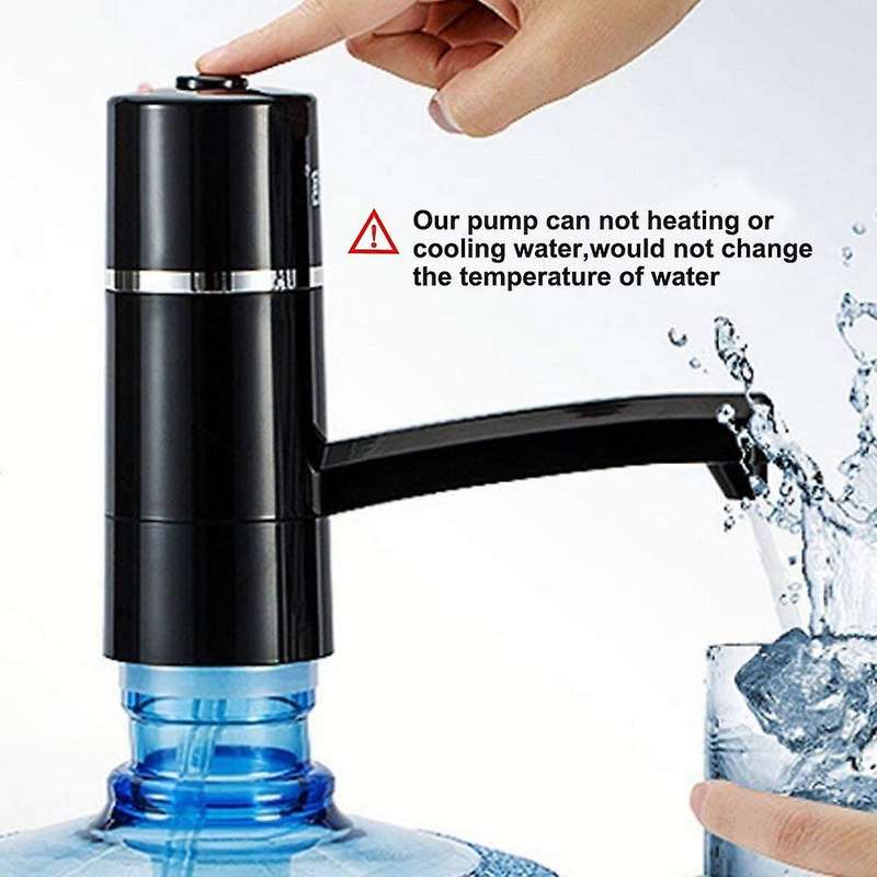 Electric Water Bottle Pump 5 Gallon,USB Wireless Portable Automatic Jug Drinking Dispenser Filter f