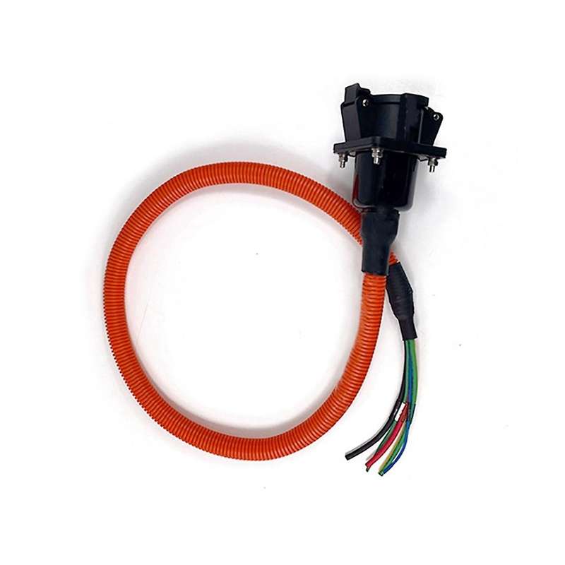 Electric Vehicle Adapter 32a Sae J1772 Ac Charging Socket with Bellows New Energy Electric Vehicle C