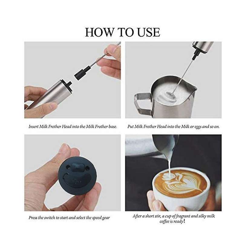 Electric Whisk USB Recharge Three Speed Adjustment Kitchen Cooking Tools Bubbler Egg Cream Sauce Sti
