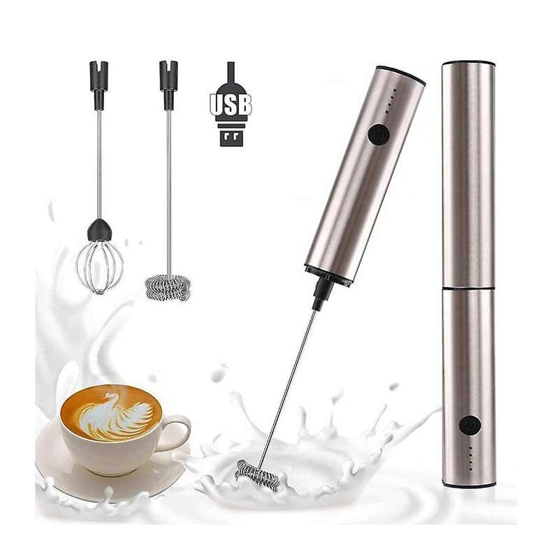 Electric Whisk USB Recharge Three Speed Adjustment Kitchen Cooking Tools Bubbler Egg Cream Sauce Sti
