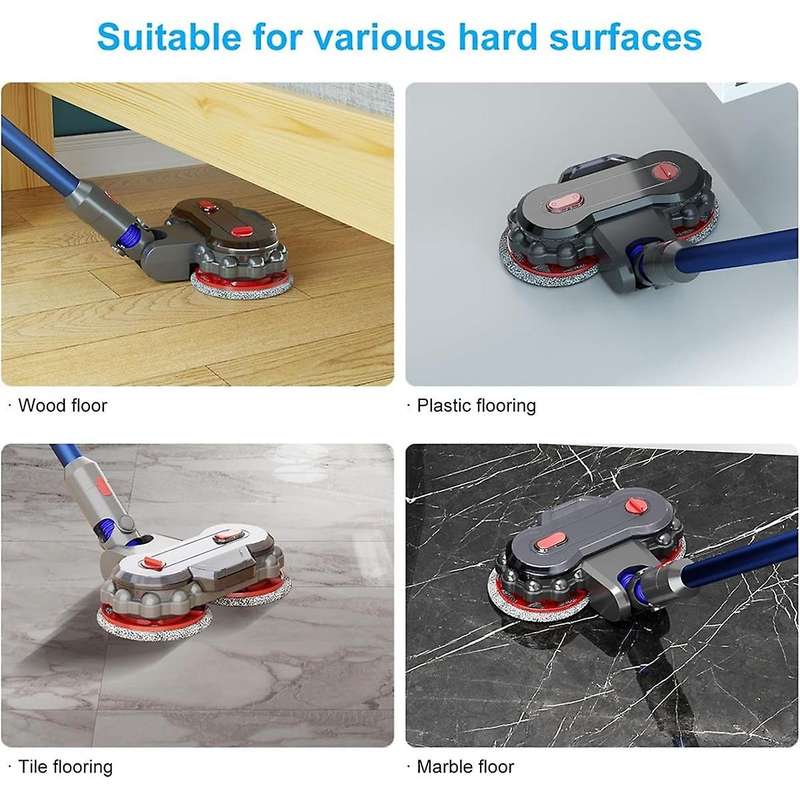 Electric Wet Attachment for V7 V8 V10 V11 V15 Vacuum Cleaner Floor Mop Pads