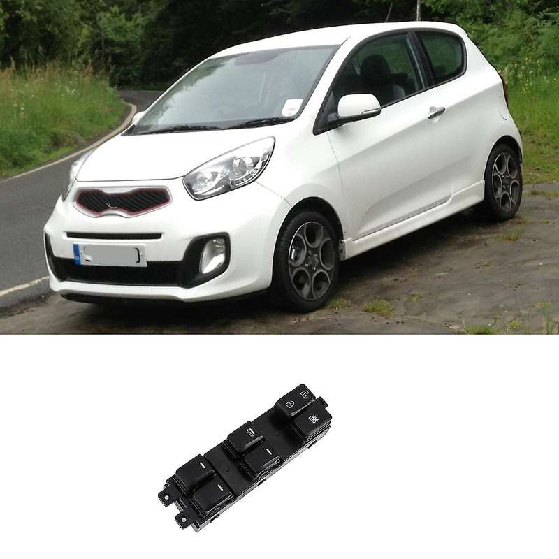 Electric Window Lift Control Switch 93570-1Y500 for Picanto 2012 2013 2014 2015 Accessories (18 Pins