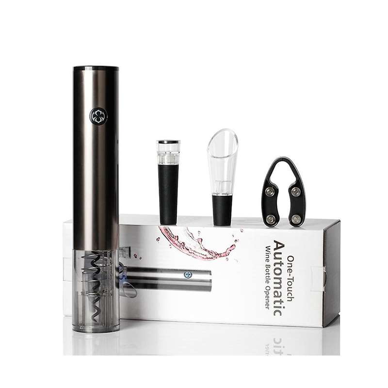 Electric Wine Opener Automatic Bottle Opener with 2-in-1 Aerator Pourer Foil Cutter Gadgets Bottle
