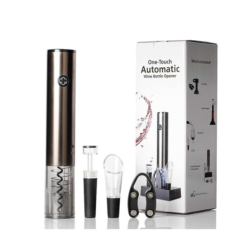Electric Wine Opener Automatic Bottle Opener with 2-in-1 Aerator Pourer Foil Cutter Gadgets Bottle
