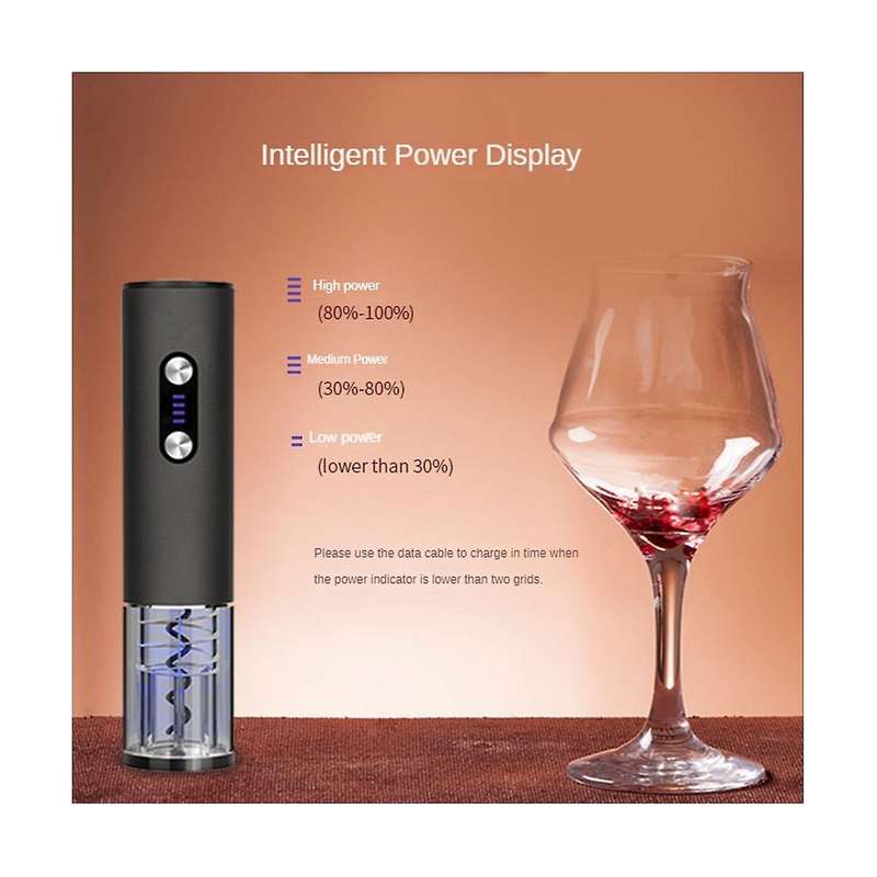 Electric Wine Opener Automatic Corkscrew Wine Openers for Beer Rechargeable Bottle Opener Foil Cutt